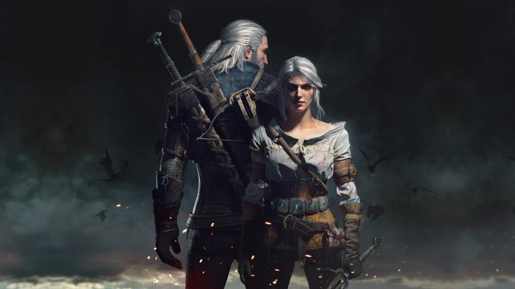 Before & After image - The Witcher: Hi-Res Character Models for